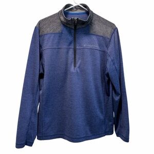 Vineyard Vines Performance 1/4 Zip M  Navy and Grey